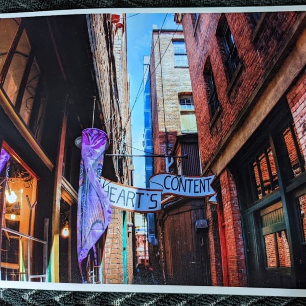 FURTHER REDUCED Vintage Photograph –Fan Tan  Alley, Chinatown, Victoria, BC